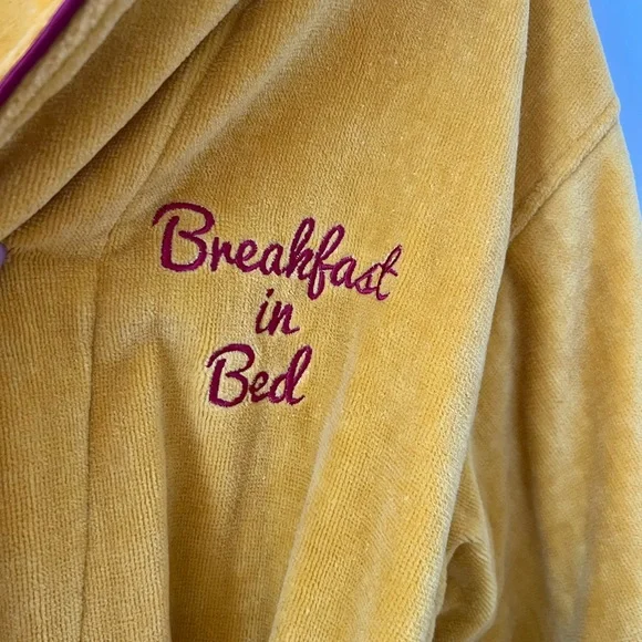 Mayer Hawthorne Yellow Breakfast in Bed Bathrobe - Picture 2 of 3